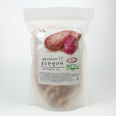 [질마재]  쌀토끼미미의 순수한 유기농 쌀과자 자색고구마스틱 60g